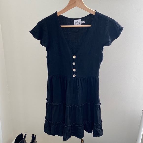 Princess Polly Black Dress - Picture 2 of 5